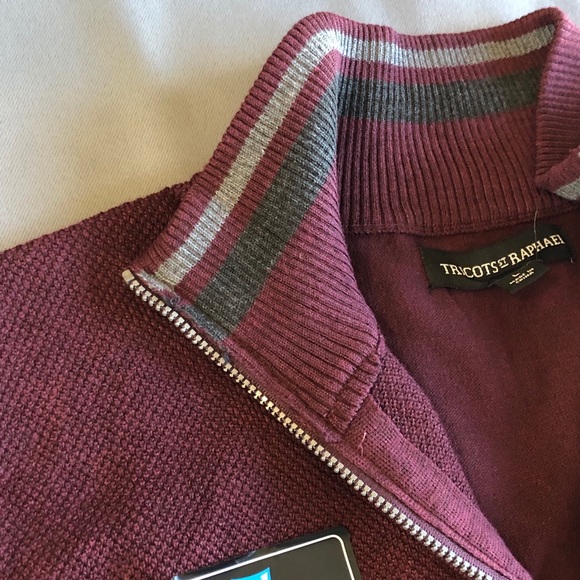 Tricots ST Raphael Men's Sweater Sleeveless L New - Picture 10 of 16